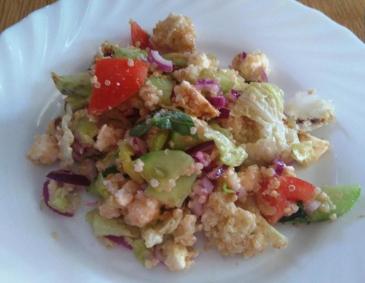 Quinoa-Hirse Salat Quinoa-Hirse Salat