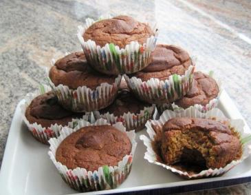Erdnuss-Bananenmuffins Erdnuss-Bananenmuffins