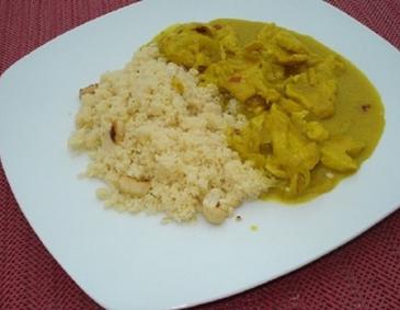 Couscous mit Hühnercurry Couscous mit Hühnercurry