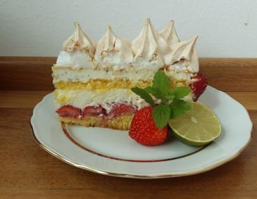 Erdbeer-Baiser-Torte Erdbeer-Baiser-Torte