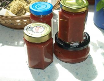 Rhabarbermarmelade Rhabarbermarmelade
