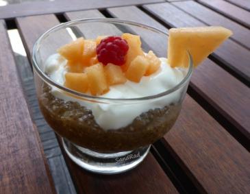 Melonen-Chia Dessert Melonen-Chia Dessert