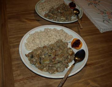 Lammragout mit Pilzen Lammragout mit Pilzen