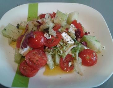 Sommerlicher Feta-Melonen-Salat Sommerlicher Feta-Melonen-Salat