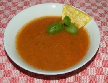 Scharfe Eiszapfen Tomatensuppe Scharfe Eiszapfen Tomatensuppe