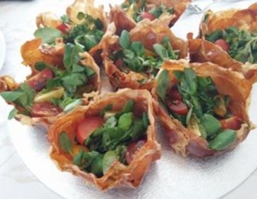Essbare Salatschüsseln Essbare Salatschüsseln