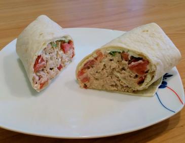 Einfache Thunfisch Wraps Einfache Thunfisch Wraps