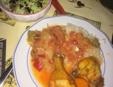 Huhn mit Letscho Huhn mit Letscho