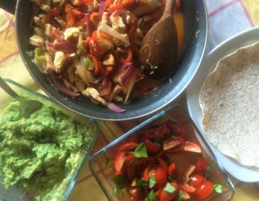 Fajitas de pollo Fajitas de pollo