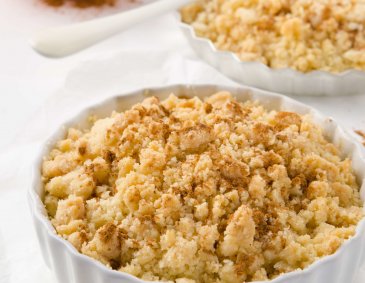 Pfirsich-Crumble Pfirsich-Crumble