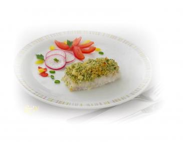 Überbackenes Kabeljaufilet Überbackenes Kabeljaufilet