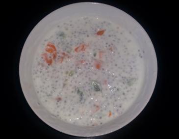 Joghurt mit Chiasamen Joghurt mit Chiasamen