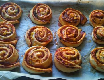 Pizza-Schnecken Pizza-Schnecken