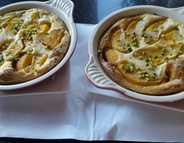 Pfirsich-Clafoutis Pfirsich-Clafoutis