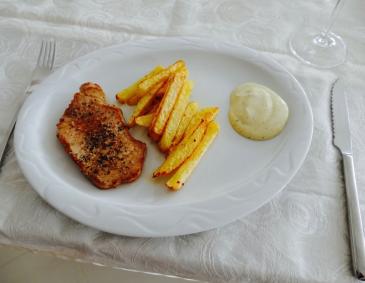 Minuten Steak mit Ofen-Pommes Minuten Steak mit Ofen-Pommes