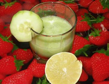 Erfrischender Gurkensmoothie Erfrischender Gurkensmoothie