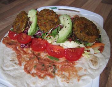 Wraps Orientalisch Mit Falafel Wraps Orientalisch Mit Falafel