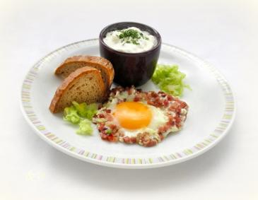 Frühstücksei aus dem Backofen Frühstücksei aus dem Backofen