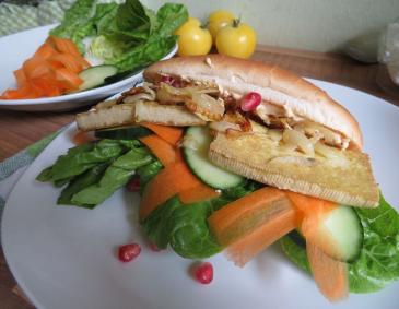 Veganes Tofu Hot Dog Veganes Tofu Hot Dog