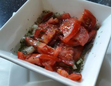 Tomatensalat mit Dill Tomatensalat mit Dill