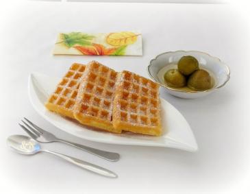 Crème fraîche-Waffeln Crème fraîche-Waffeln
