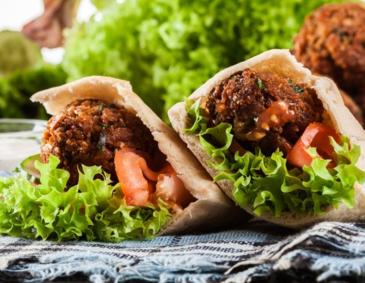 Falafel im Pitabrot Falafel im Pitabrot