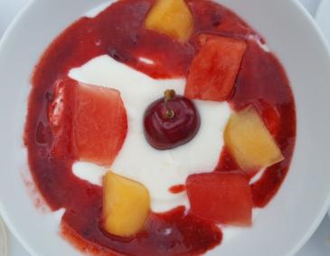 Früchte-Topfencreme Früchte-Topfencreme