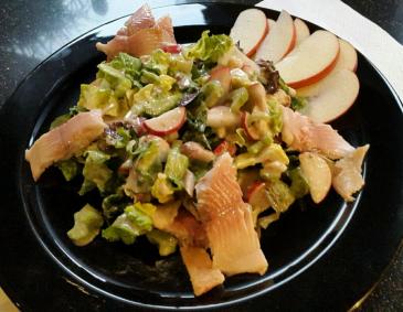 Forellen-Apfel-Salat Forellen-Apfel-Salat