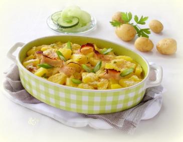 Überbackene Kartoffeln Überbackene Kartoffeln