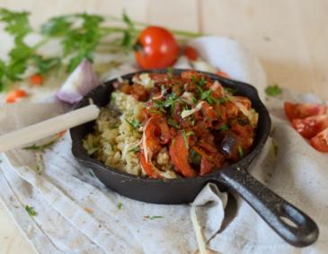 Veganes Reis-Ratatouille Veganes Reis-Ratatouille