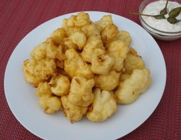 Karfiol im Backteig Karfiol im Backteig