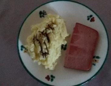 Kartoffelpüree mit Kürbiskernöl Kartoffelpüree mit Kürbiskernöl