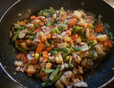 Bunte Kartoffelpfanne Bunte Kartoffelpfanne