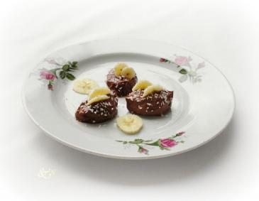 Mousse au Chocolat mit Banane Mousse au Chocolat mit Banane