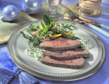 Roastbeef mit Remouladensoße Roastbeef mit Remouladensoße