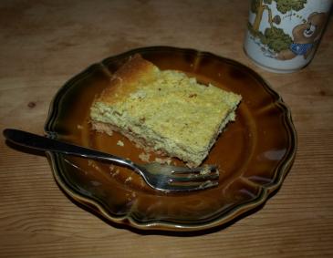 Topfen-Pistazien-Schnitte Topfen-Pistazien-Schnitte