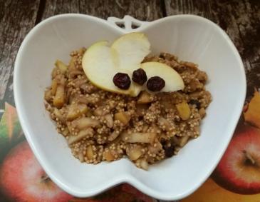 Schoko-Hirsebrei mit Apfel Schoko-Hirsebrei mit Apfel