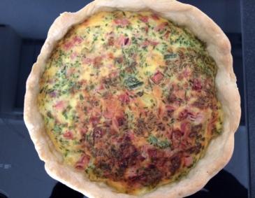 Schinken-Fisolen-Quiche Schinken-Fisolen-Quiche
