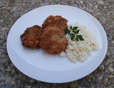 Faschierte Laberl mit Reis Faschierte Laberl mit Reis