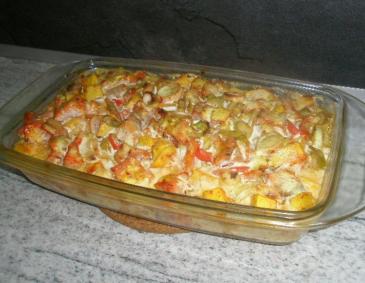 Tandoori-Fisch-Auflauf Tandoori-Fisch-Auflauf