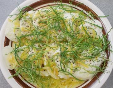 Mozzarella mit Zitrone Mozzarella mit Zitrone