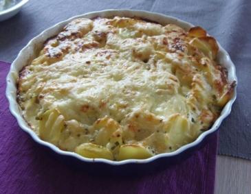 Erdäpfelgratin mit Schinken Erdäpfelgratin mit Schinken