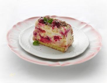 Mascarpone-Krem mit Himbeeren Mascarpone-Krem mit Himbeeren