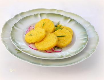Gebackene Rosmarinpolenta Gebackene Rosmarinpolenta