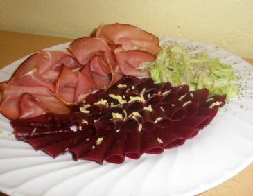Rote Rüben Carpaccio Rote Rüben Carpaccio