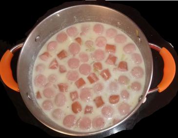 Gemüseeintopf mit Würstel Gemüseeintopf mit Würstel