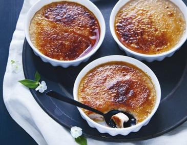 Crème brûlée mit Maronencreme Crème brûlée mit Maronencreme