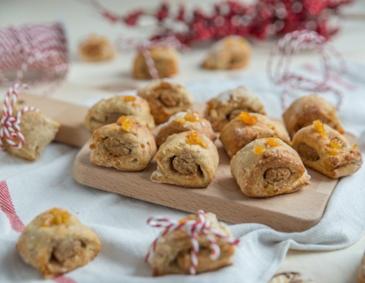 Gefüllte Stollen Kekse Gefüllte Stollen Kekse
