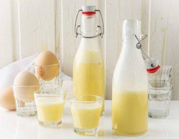 Selbstgemachter Eierlikör