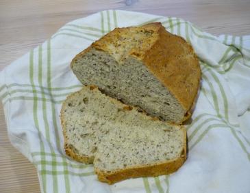 Weißbrot mit Mohn Weißbrot mit Mohn